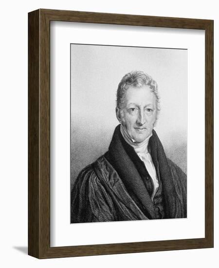 Portrait of Thomas Robert Malthus (1766-183)-John Linnell-Framed Giclee Print