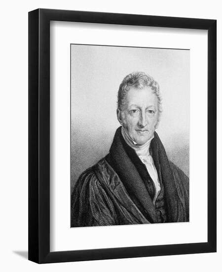 Portrait of Thomas Robert Malthus (1766-183)-John Linnell-Framed Giclee Print