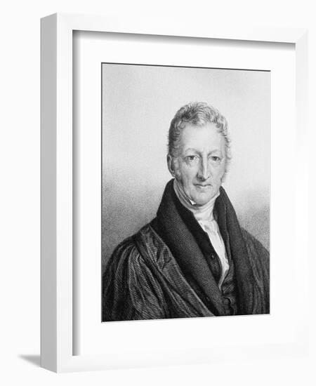 Portrait of Thomas Robert Malthus (1766-183)-John Linnell-Framed Giclee Print