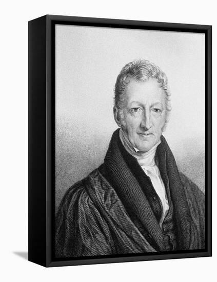 Portrait of Thomas Robert Malthus (1766-183)-John Linnell-Framed Premier Image Canvas