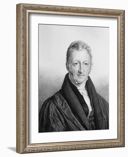 Portrait of Thomas Robert Malthus (1766-183)-John Linnell-Framed Giclee Print