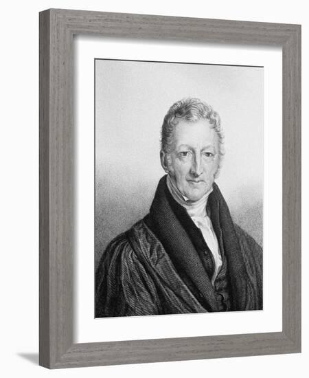 Portrait of Thomas Robert Malthus (1766-183)-John Linnell-Framed Giclee Print