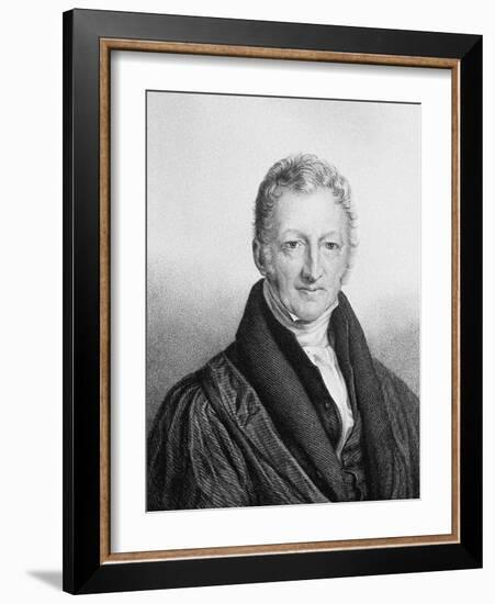 Portrait of Thomas Robert Malthus (1766-183)-John Linnell-Framed Giclee Print