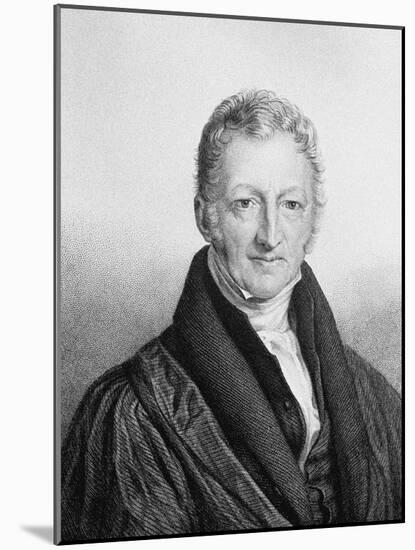 Portrait of Thomas Robert Malthus (1766-183)-John Linnell-Mounted Giclee Print