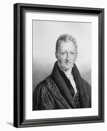 Portrait of Thomas Robert Malthus (1766-183)-John Linnell-Framed Giclee Print