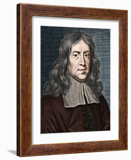 Portrait of Thomas Sydenham (1624-1689) English physician-French School-Framed Giclee Print