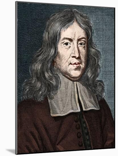 Portrait of Thomas Sydenham (1624-1689) English physician-French School-Mounted Giclee Print