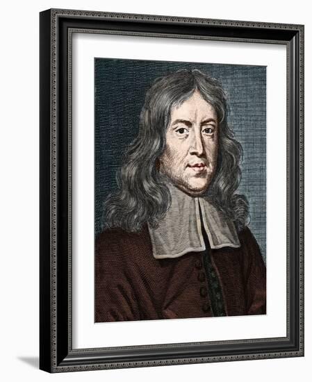 Portrait of Thomas Sydenham (1624-1689) English physician-French School-Framed Giclee Print