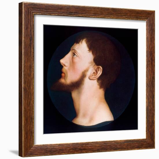 Portrait of Thomas Wyatt the Younger, C.1541 (Oil on Canvas)-Hans Holbein the Younger-Framed Giclee Print