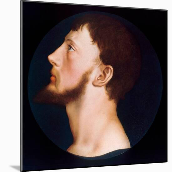 Portrait of Thomas Wyatt the Younger, C.1541 (Oil on Canvas)-Hans Holbein the Younger-Mounted Giclee Print