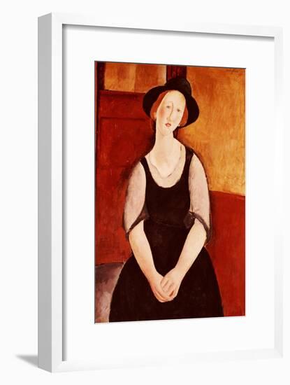 Portrait of Thora Klinckowstrom-Amedeo Modigliani-Framed Giclee Print