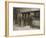 Portrait of Three Young Men with Bicycles Outside a Train Station, Kent, UK, C.1920-null-Framed Photographic Print