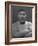 Portrait of Tomojiro Sakata, Former Sumo Wrestling Champion and Candidate for People's Labor Party-null-Framed Photographic Print