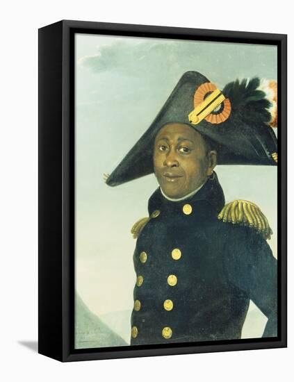 Portrait of Toussaint Louverture. Giradin, 1913-null-Framed Premier Image Canvas