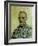 Portrait of Trabuc, the Head Warden at the Hospital Saint-Paul-Vincent van Gogh-Framed Giclee Print