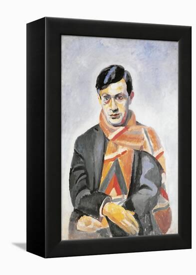 Portrait of Tristan Tzara, 1923-Robert Delaunay-Framed Premier Image Canvas