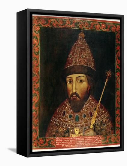 Portrait of Tsar Michael Fyodorovich Romanov of Russia-null-Framed Premier Image Canvas