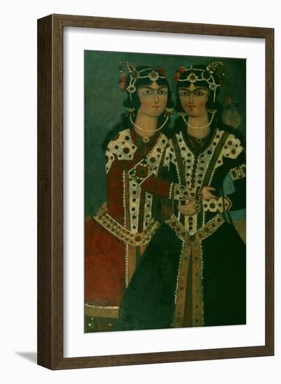 Portrait of Twins-null-Framed Giclee Print