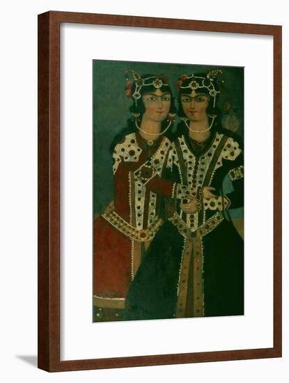 Portrait of Twins-null-Framed Giclee Print