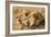 Portrait Of Two Adult Male African Lion Brothers. Linyanti, Botswana 2007-Karine Aigner-Framed Photographic Print