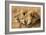 Portrait Of Two Adult Male African Lion Brothers. Linyanti, Botswana 2007-Karine Aigner-Framed Photographic Print