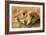 Portrait Of Two Adult Male African Lion Brothers. Linyanti, Botswana 2007-Karine Aigner-Framed Photographic Print