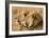 Portrait Of Two Adult Male African Lion Brothers. Linyanti, Botswana 2007-Karine Aigner-Framed Photographic Print