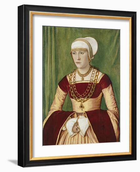 Portrait of Ursula Rudolph-Barthel Beham-Framed Giclee Print