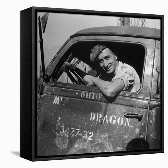 Portrait of Us Army Cpl Kenneth C Atkins (Of Marion, North Carolina), Ledo Road, Burma, July 1944-Bernard Hoffman-Framed Premier Image Canvas