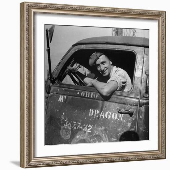 Portrait of Us Army Cpl Kenneth C Atkins (Of Marion, North Carolina), Ledo Road, Burma, July 1944-Bernard Hoffman-Framed Photographic Print