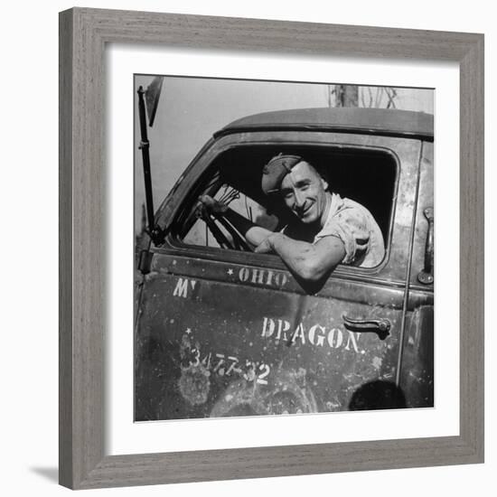 Portrait of Us Army Cpl Kenneth C Atkins (Of Marion, North Carolina), Ledo Road, Burma, July 1944-Bernard Hoffman-Framed Photographic Print