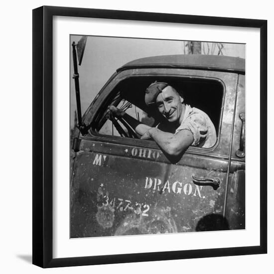 Portrait of Us Army Cpl Kenneth C Atkins (Of Marion, North Carolina), Ledo Road, Burma, July 1944-Bernard Hoffman-Framed Photographic Print