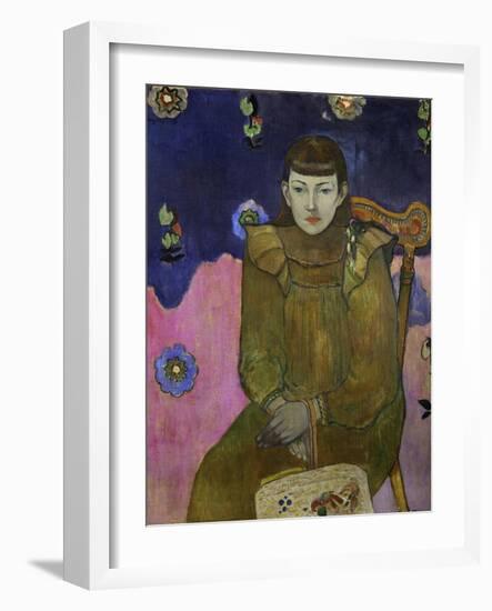 Portrait of Vaiite (Jeann) Goupil, 1896-Paul Gauguin-Framed Giclee Print