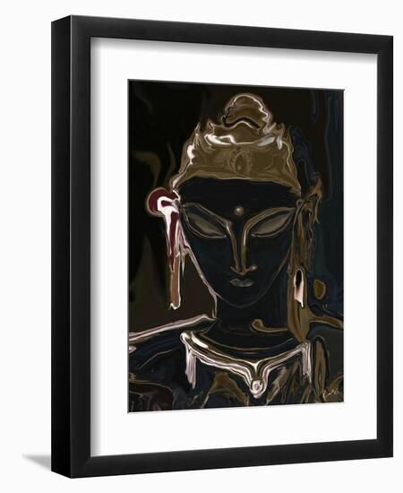 portrait of vajrasattva 1-Rabi Khan-Framed Art Print