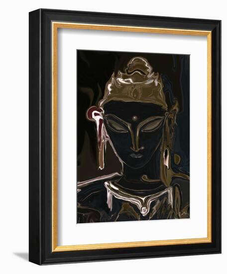 portrait of vajrasattva 1-Rabi Khan-Framed Art Print