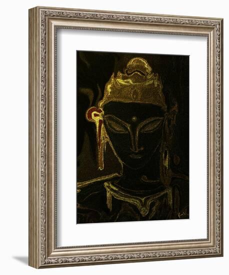 portrait of vajrasattva1-Rabi Khan-Framed Art Print