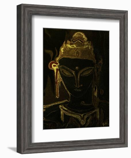 portrait of vajrasattva1-Rabi Khan-Framed Art Print