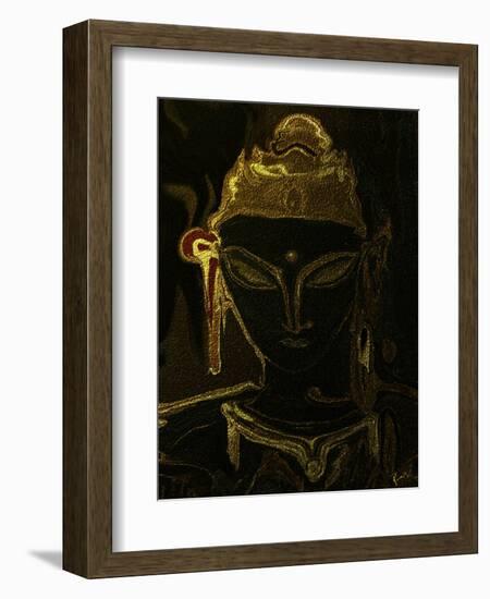 portrait of vajrasattva1-Rabi Khan-Framed Art Print