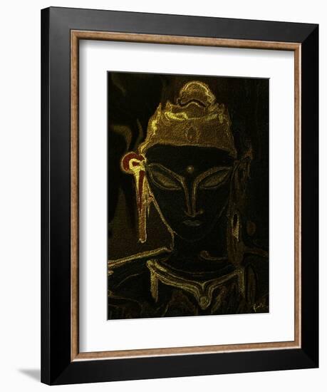 portrait of vajrasattva1-Rabi Khan-Framed Art Print