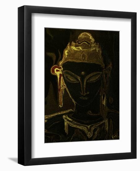 portrait of vajrasattva1-Rabi Khan-Framed Art Print