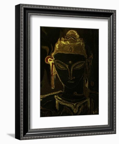 portrait of vajrasattva1-Rabi Khan-Framed Art Print