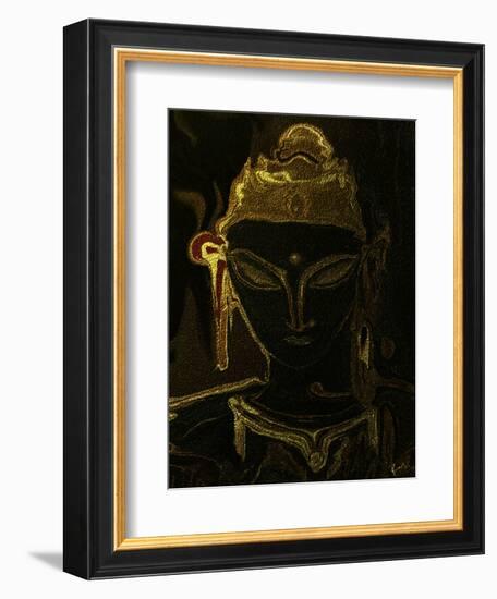 portrait of vajrasattva1-Rabi Khan-Framed Art Print