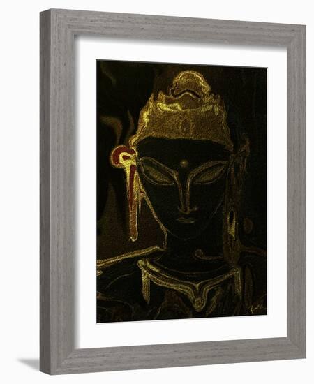 portrait of vajrasattva1-Rabi Khan-Framed Art Print