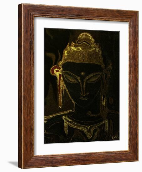 portrait of vajrasattva1-Rabi Khan-Framed Art Print