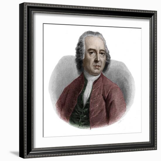 Portrait of Valentin Jamerey-Duval (1695-1775), French librarian and secretary-French School-Framed Giclee Print