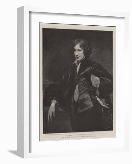 Portrait of Vandyck as a Youth-Sir Anthony Van Dyck-Framed Giclee Print