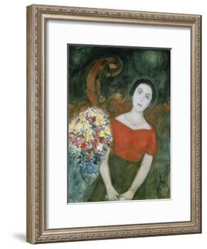 Portrait of Vava-Marc Chagall-Framed Premium Giclee Print