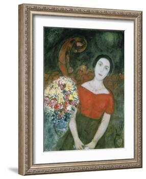 Portrait of Vava-Marc Chagall-Framed Premium Giclee Print