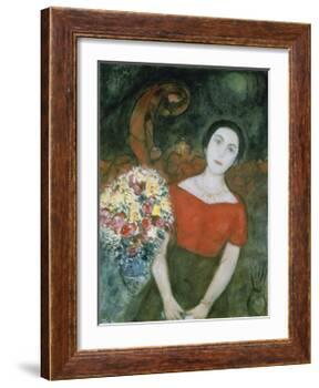 Portrait of Vava-Marc Chagall-Framed Premium Giclee Print