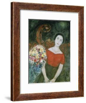 Portrait of Vava-Marc Chagall-Framed Premium Giclee Print